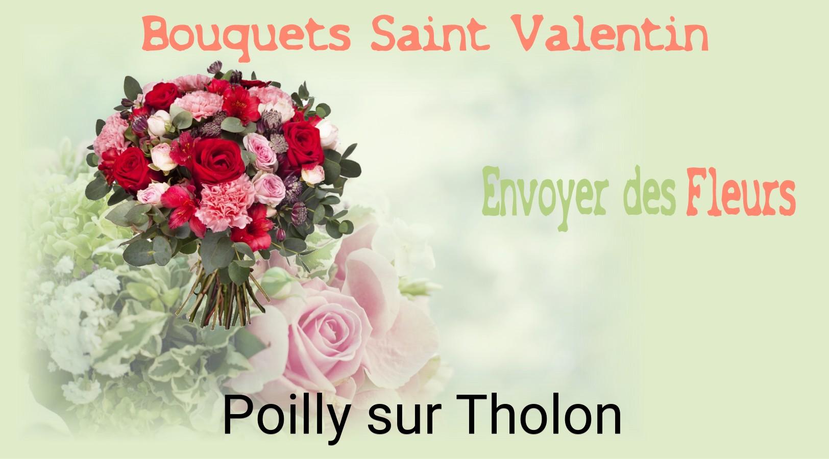 Roses de Saint-Valentin livrées à Poilly-sur-Tholon